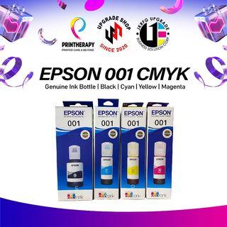 Epson 001 Genuine Ink Bottle Black/Cyan/Magenta/Yellow