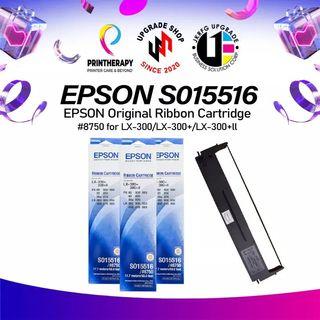 Epson Original Ribbon Cartridge S015516 LX-300+, LX-300+IIFX-80, FX-85, FX-86e, FX-800, FX-850