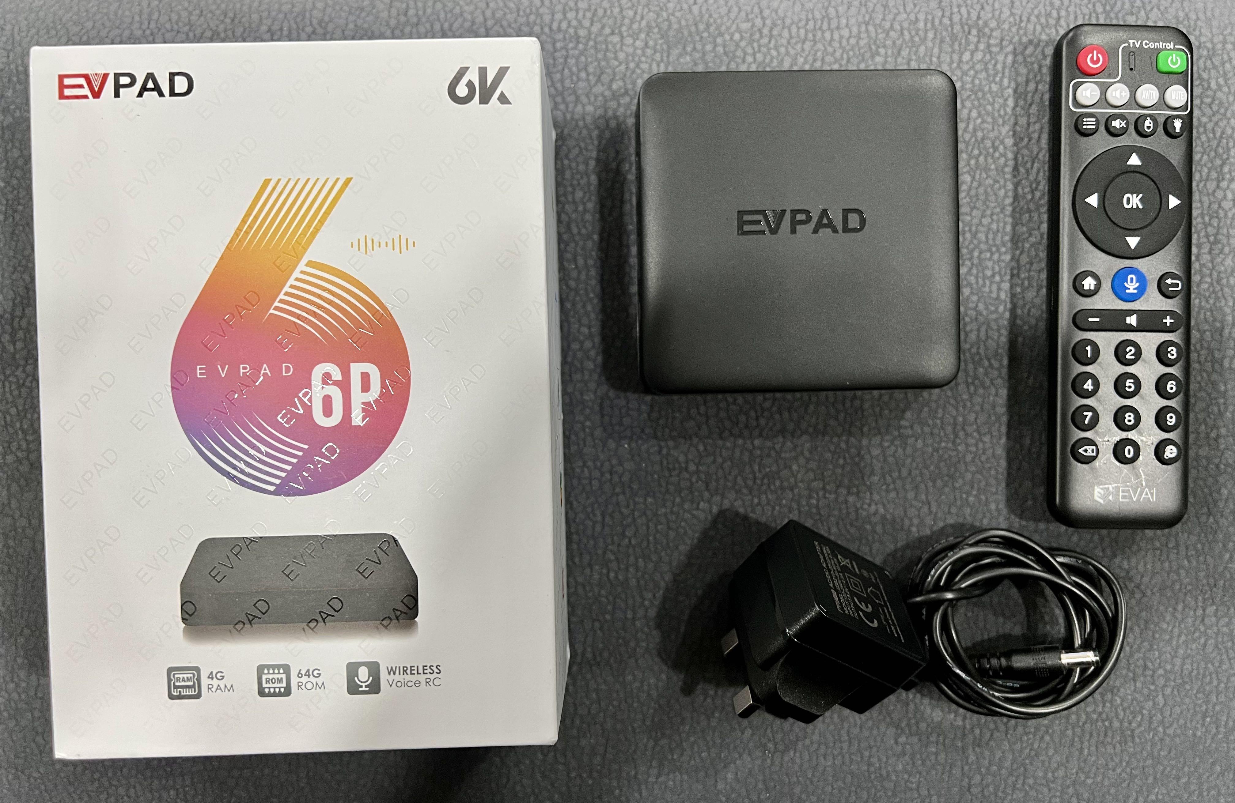EVPAD 6P AndroidTV BOX ＋ キーボード付リモコン