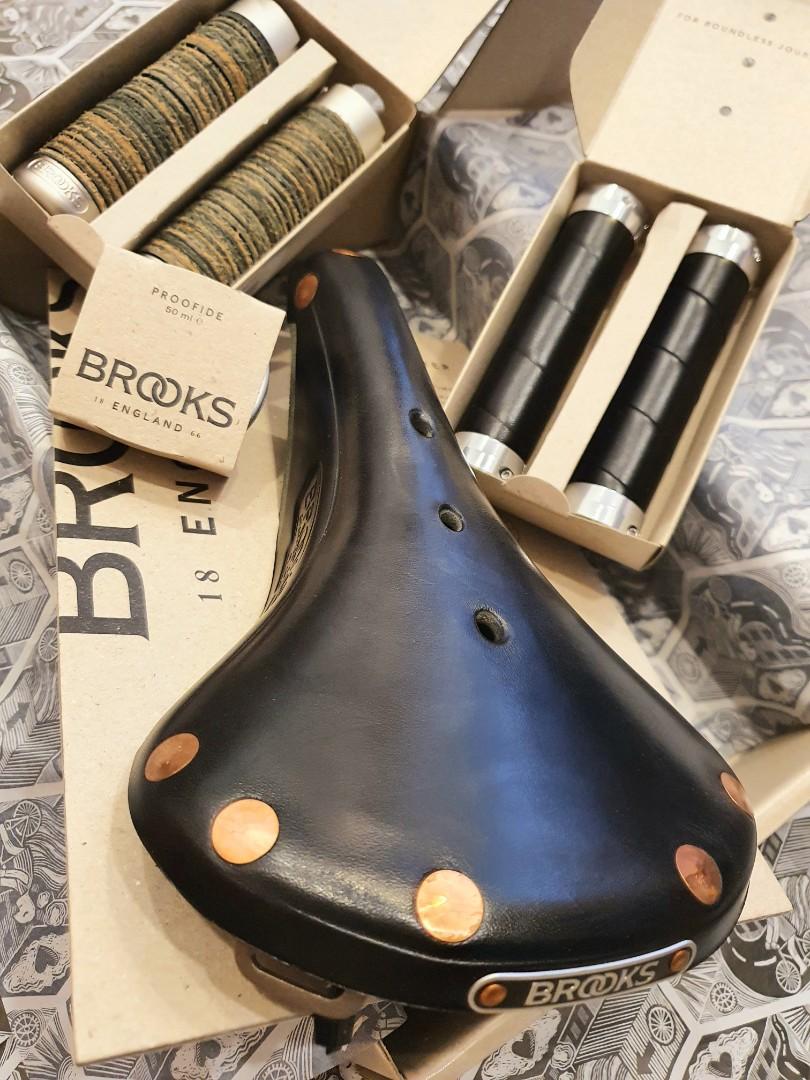 Exquisite Brooks England B17 Special Titanium Saddle with Copper Rivets in Black Bundle Deal Available Details below Suitable for