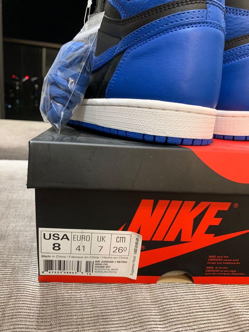 Nike air jordan royal blue on sale