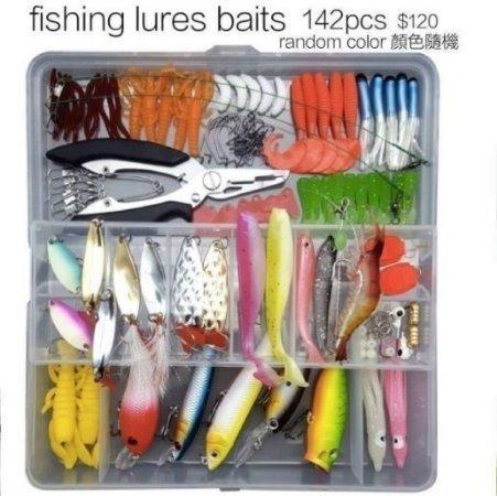 fishing lures baits 142pcs 釣魚魚餌, 運動產品, 釣魚- Carousell