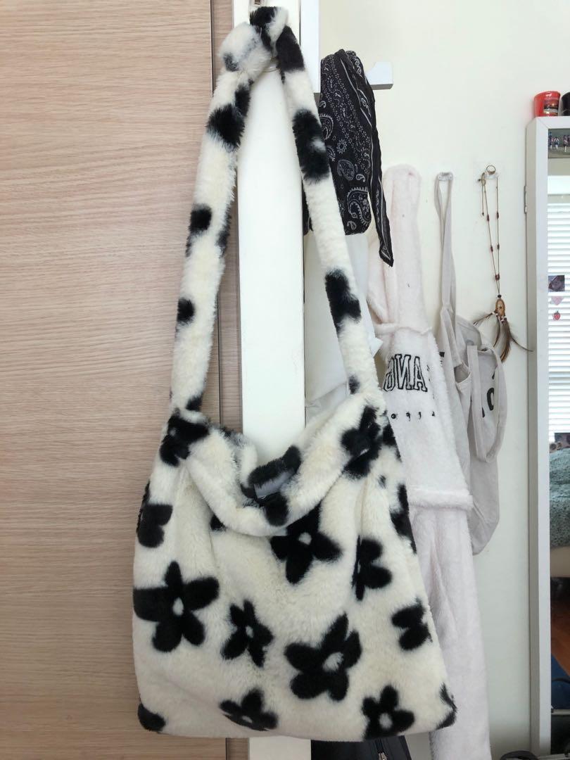 Furry sales flower bag