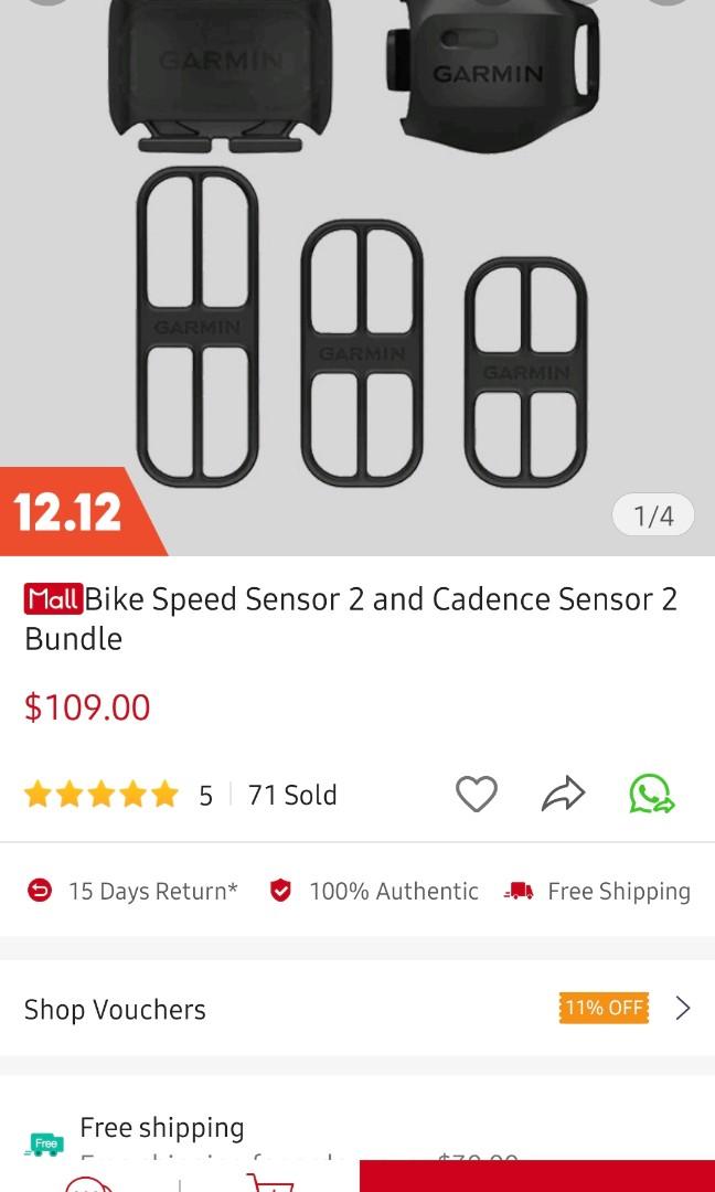 Garmin bike speed sensor 2 stores outlet