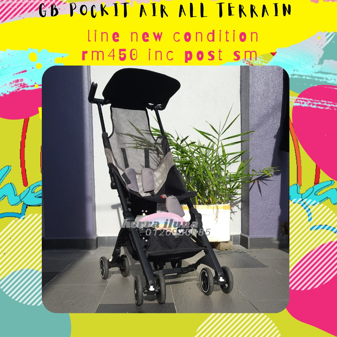 gb pockit air all terrain, Babies & Kids, Going Out, Strollers on Carousell