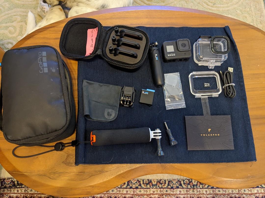 GoPro Hero 8 Black bundle, Photography, Cameras on Carousell