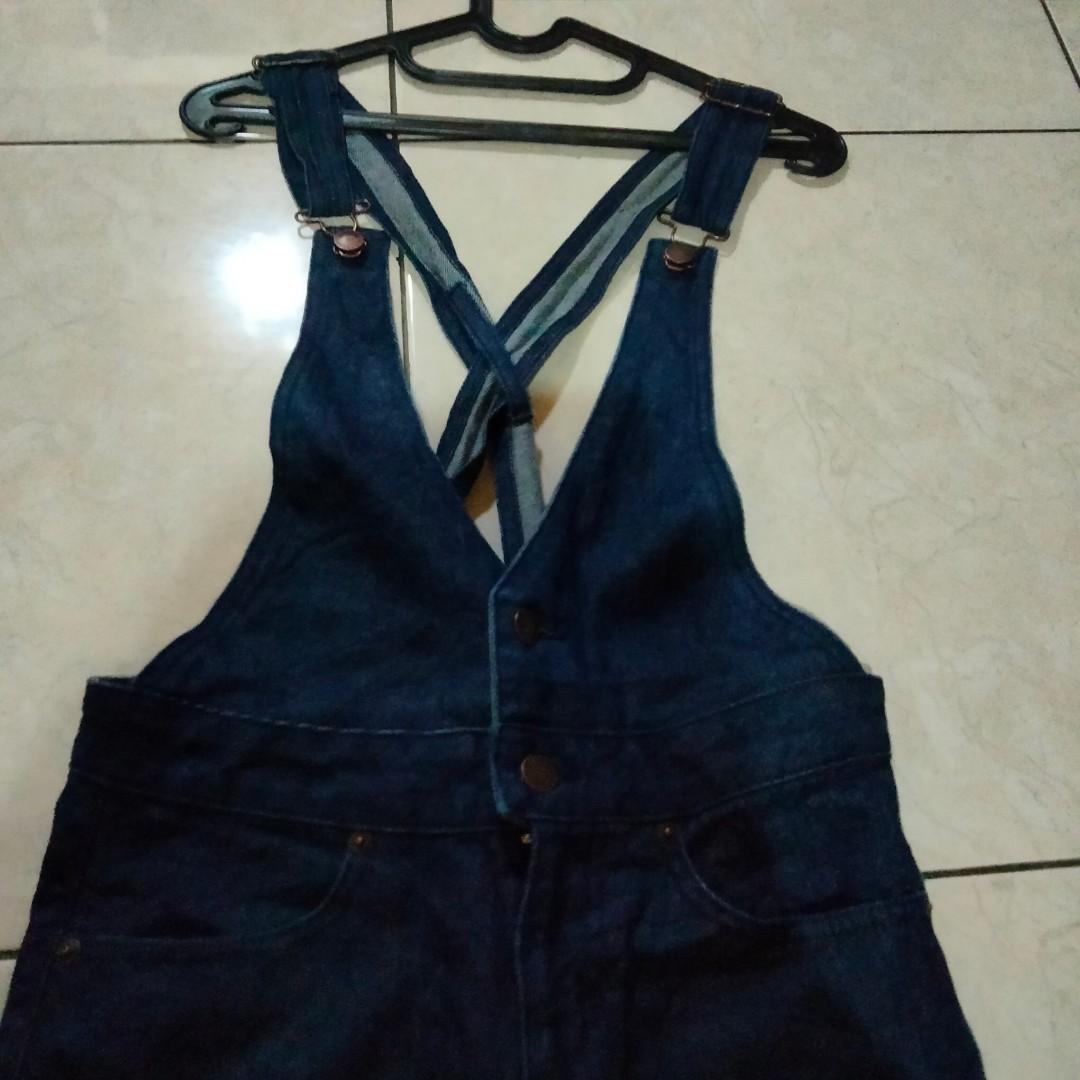GU BANGLADESH JUMPSUIT JEANS, Fesyen Wanita, Pakaian Wanita, Jumpsuits