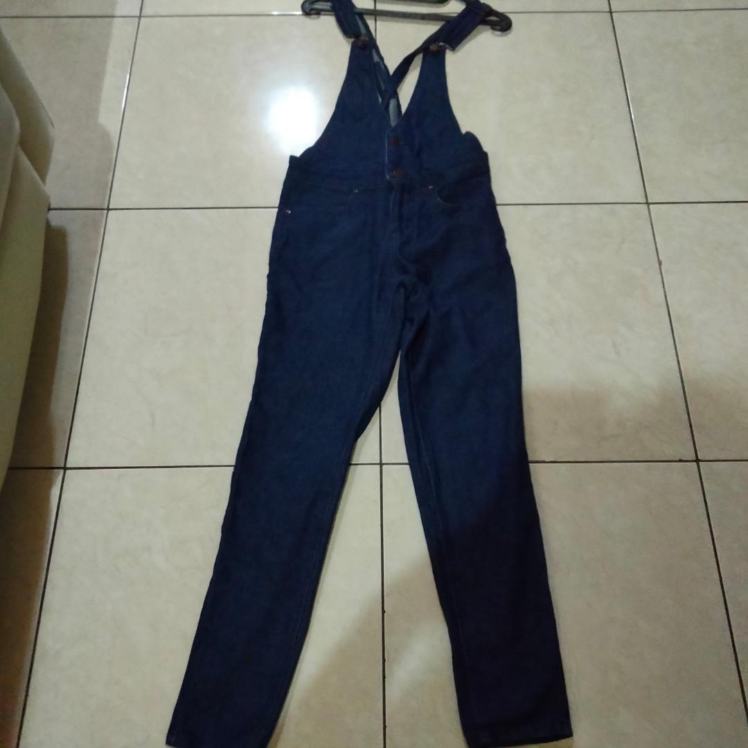 GU BANGLADESH JUMPSUIT JEANS, Fesyen Wanita, Pakaian Wanita, Jumpsuits