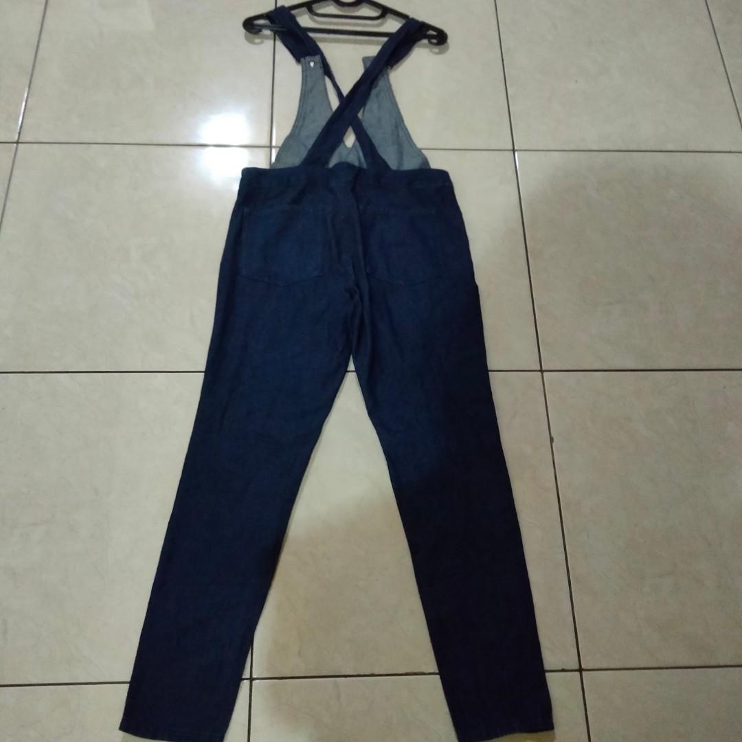 GU BANGLADESH JUMPSUIT JEANS, Fesyen Wanita, Pakaian Wanita, Jumpsuits