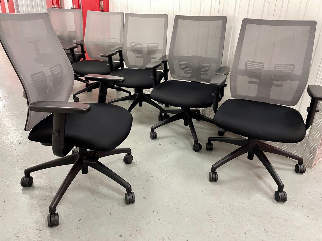 Haworth Easy 2.0 office chairs, Furniture & Home Living, Furniture