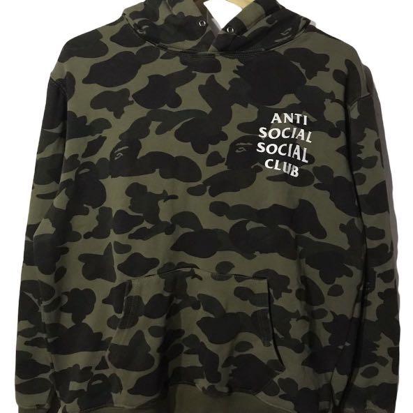 Bape x discount assc camo hoodie