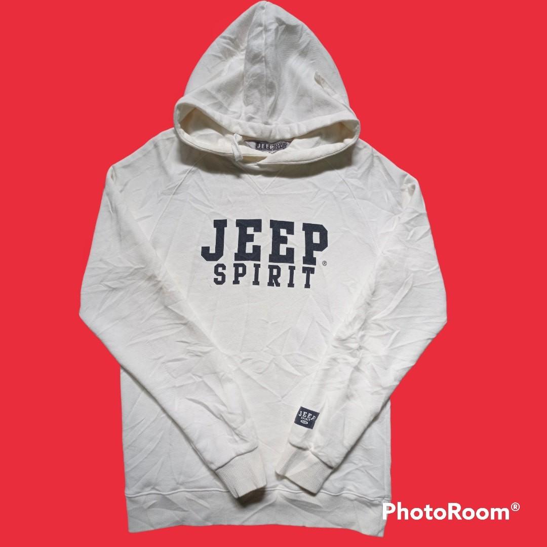 HOODIE JEEP SPIRIT ORIGINAL, Fesyen Pria, Pakaian , Atasan di Carousell