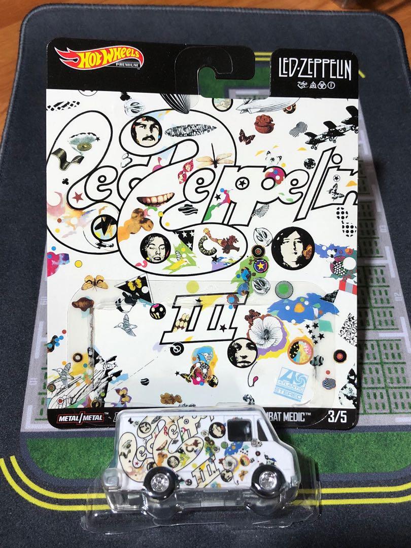 Hot Wheels Pop Culture Led Zeppelin Set Completo Di 5 Auto - Foto 2