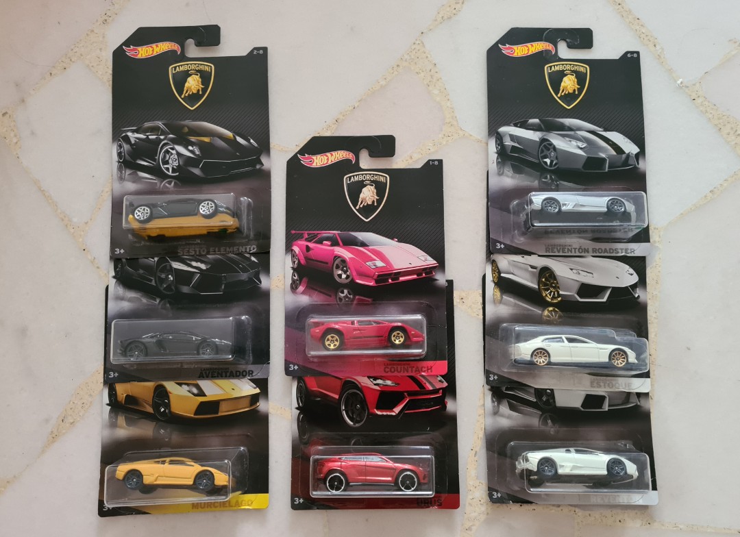 Hot wheels lamborghini set of 8 best sale