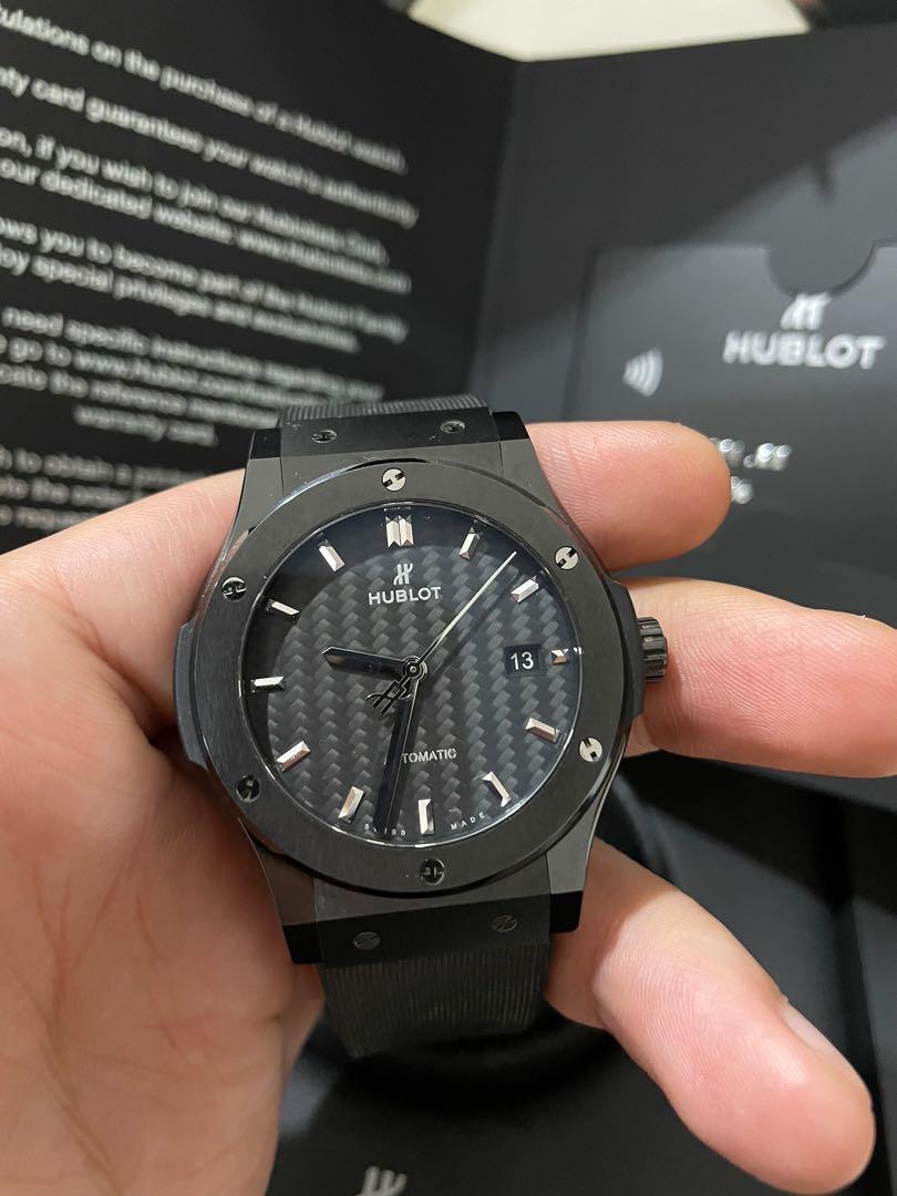 Classic fusion 2025 black magic hublot