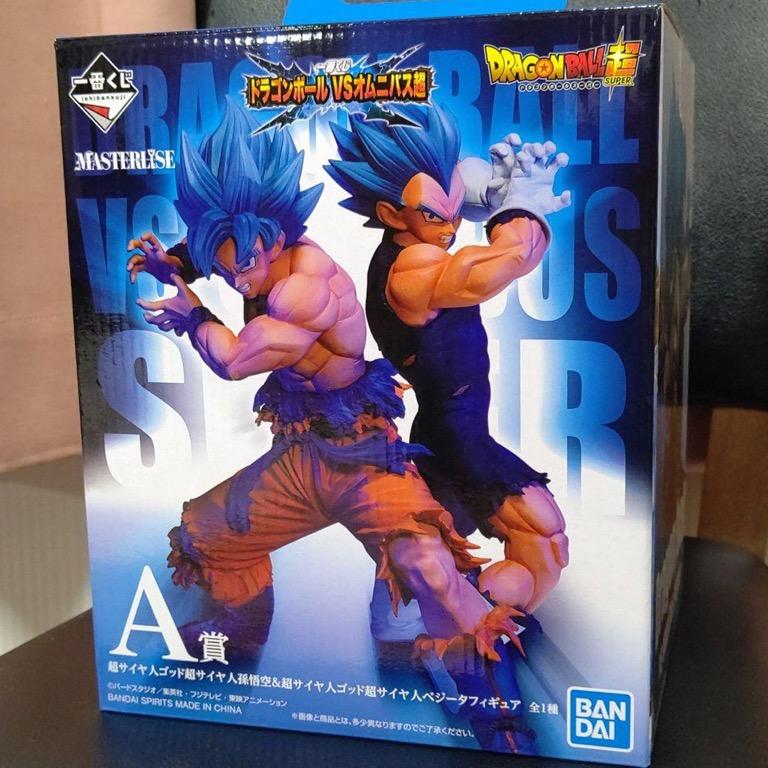 Ichiban Kuji Dragon Ball Vs Omnibus Super Prize A Super Saiyan God Son Goku Super Saiyan God Vegeta Hobbies Toys Toys Games On Carousell