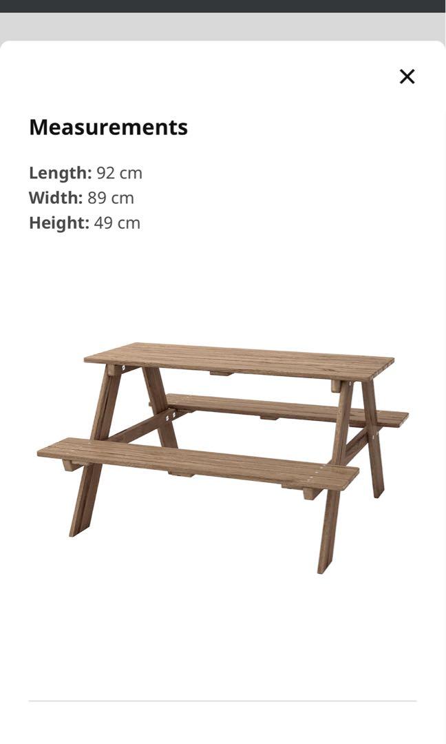 IKEA RESO Children picnic table Furniture Home Living