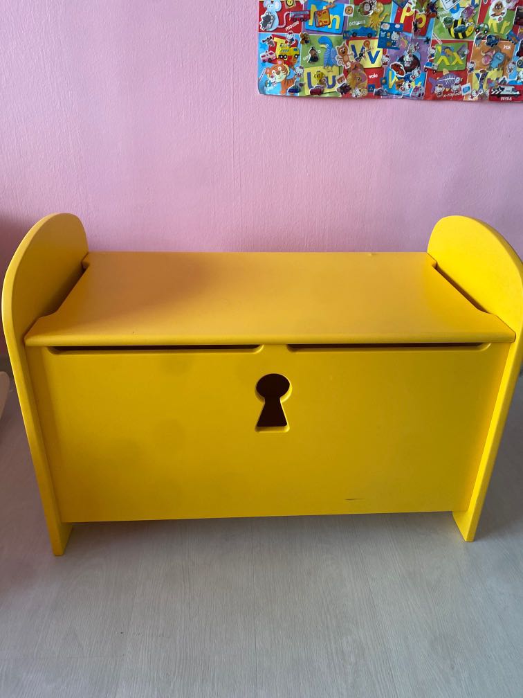 Ikea toy chest, Furniture & Home Living, Furniture, Shelves, & Racks on Carousell