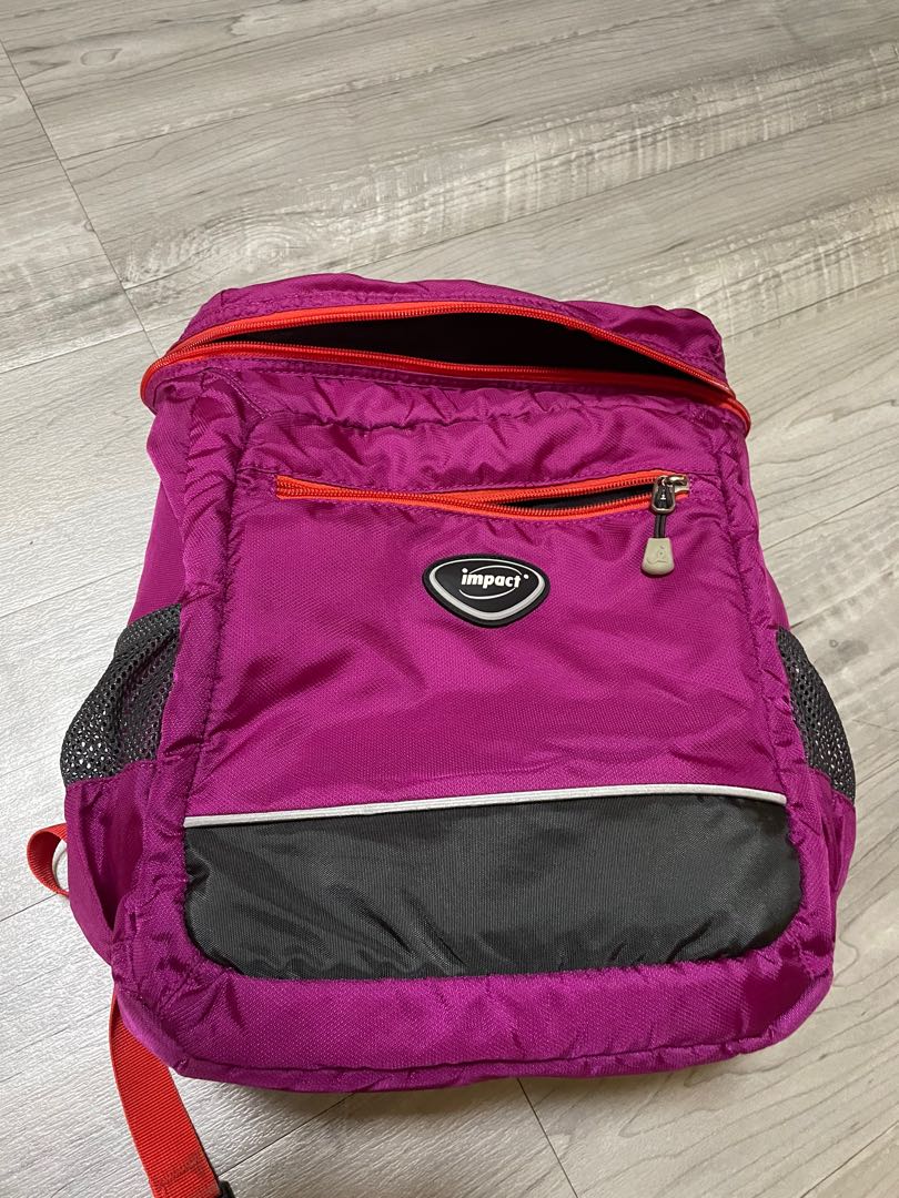 Impact school bag, Women's Fashion, Bags & Wallets, Backpacks on Carousell
