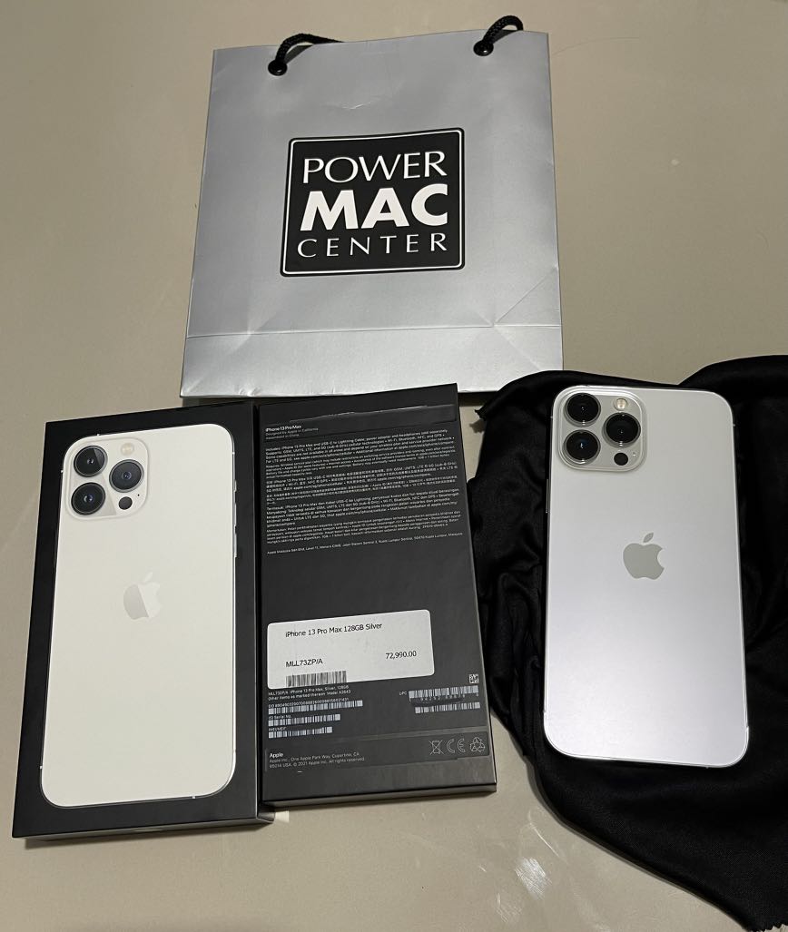 iphone 13 pro max 128gb silver factory unlock, Mobile Phones  Gadgets,  Mobile Phones, iPhone, iPhone 13 Series on Carousell