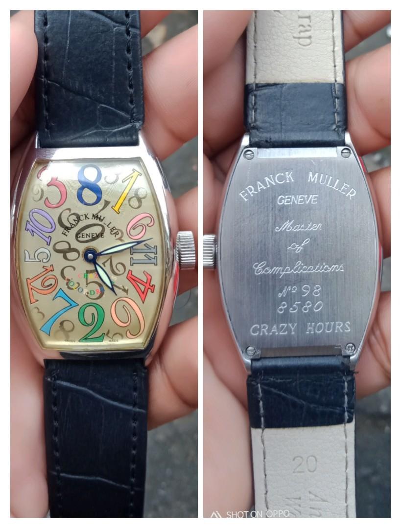 Jam tangan merk Franck Muller CRAZY HOURS Barang Yang Dicari di