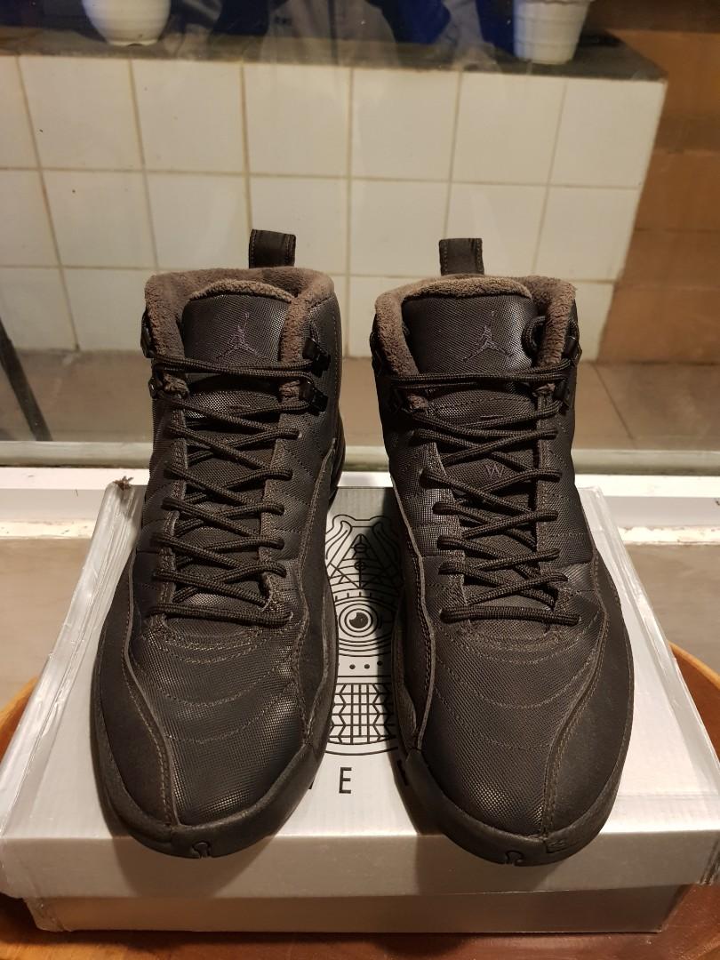 jordan retro 12 winter black