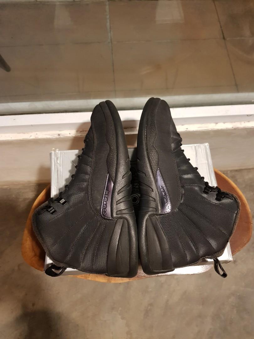 jordan retro 12 winter black