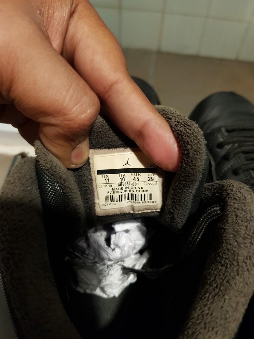 jordan retro 12 winterized size 7