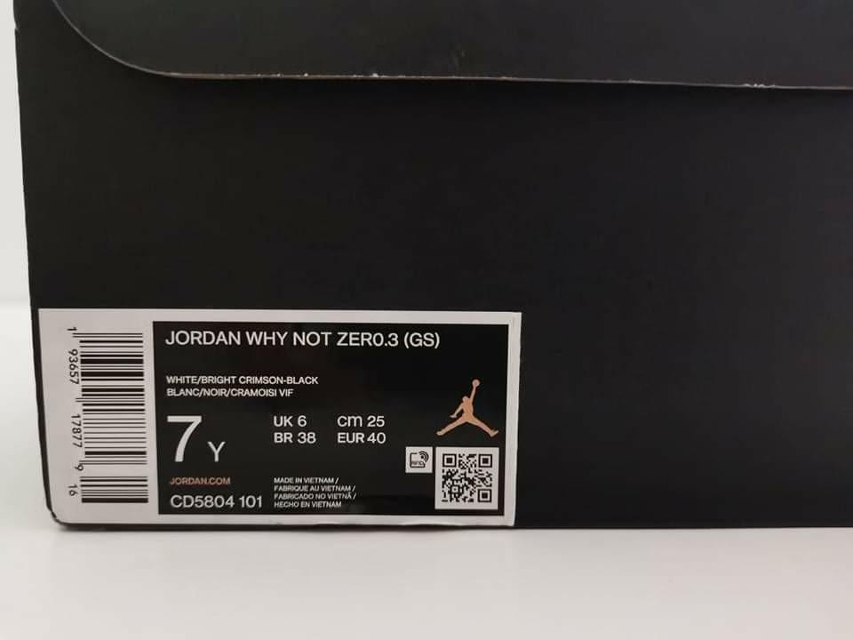 Jordan why not Zero (Category: Sneakers) located in Santiago. Submitted by intotheclosetph (Listing ID 1131181542, Image 3). Description: used once , mens shoes, size 7 Us.