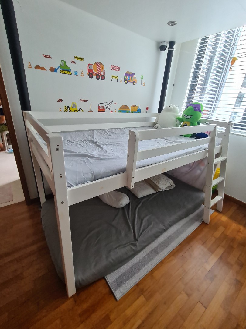 Kids Loft Bed Half, Half Bunk Bed