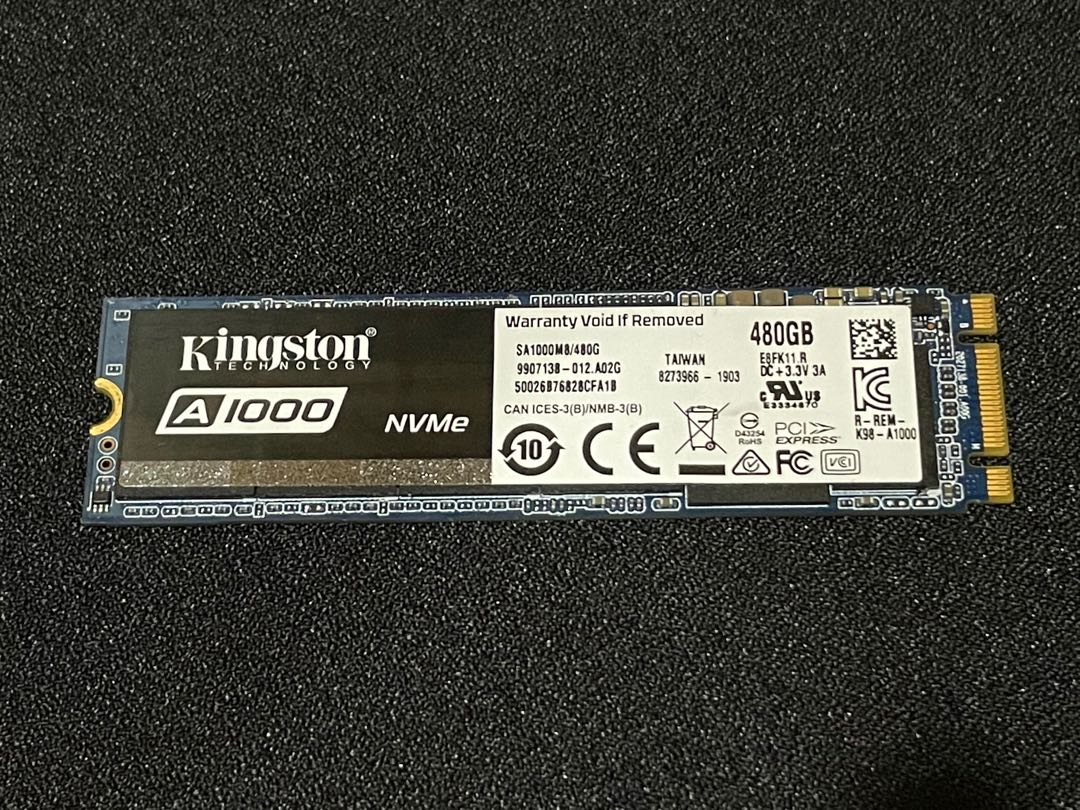 Kingston a1000 clearance 480gb