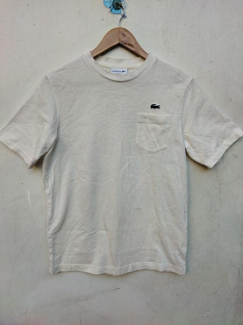 Lacoste t shirt with pocket on sale