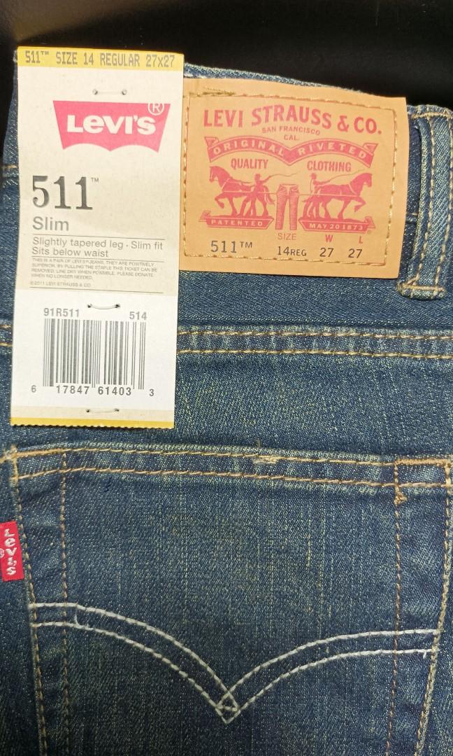 Levi's 511 Slim, Women's Fashion, Bottoms, Jeans & Leggings on Carousell