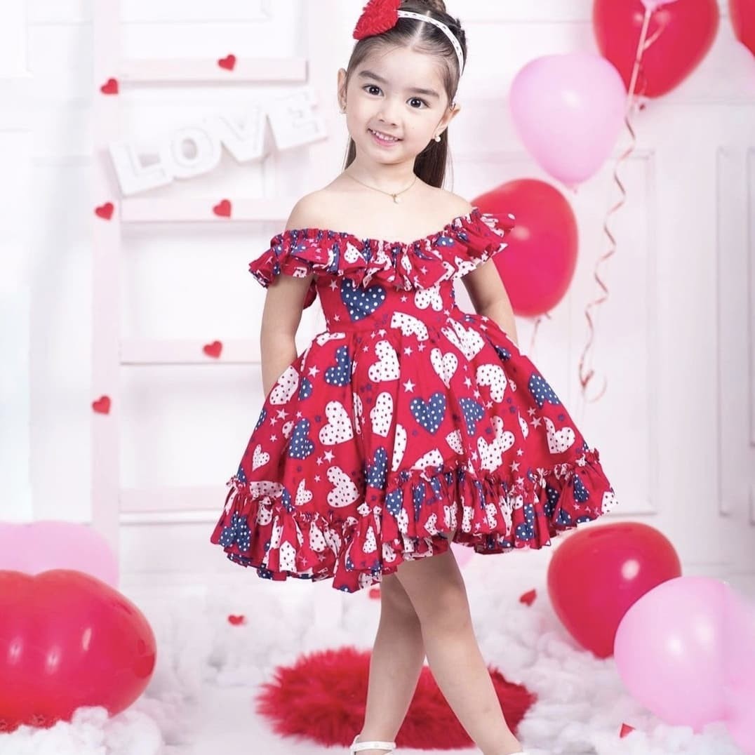 Little Miss Valentine Dress Babies Kids Babies Kids