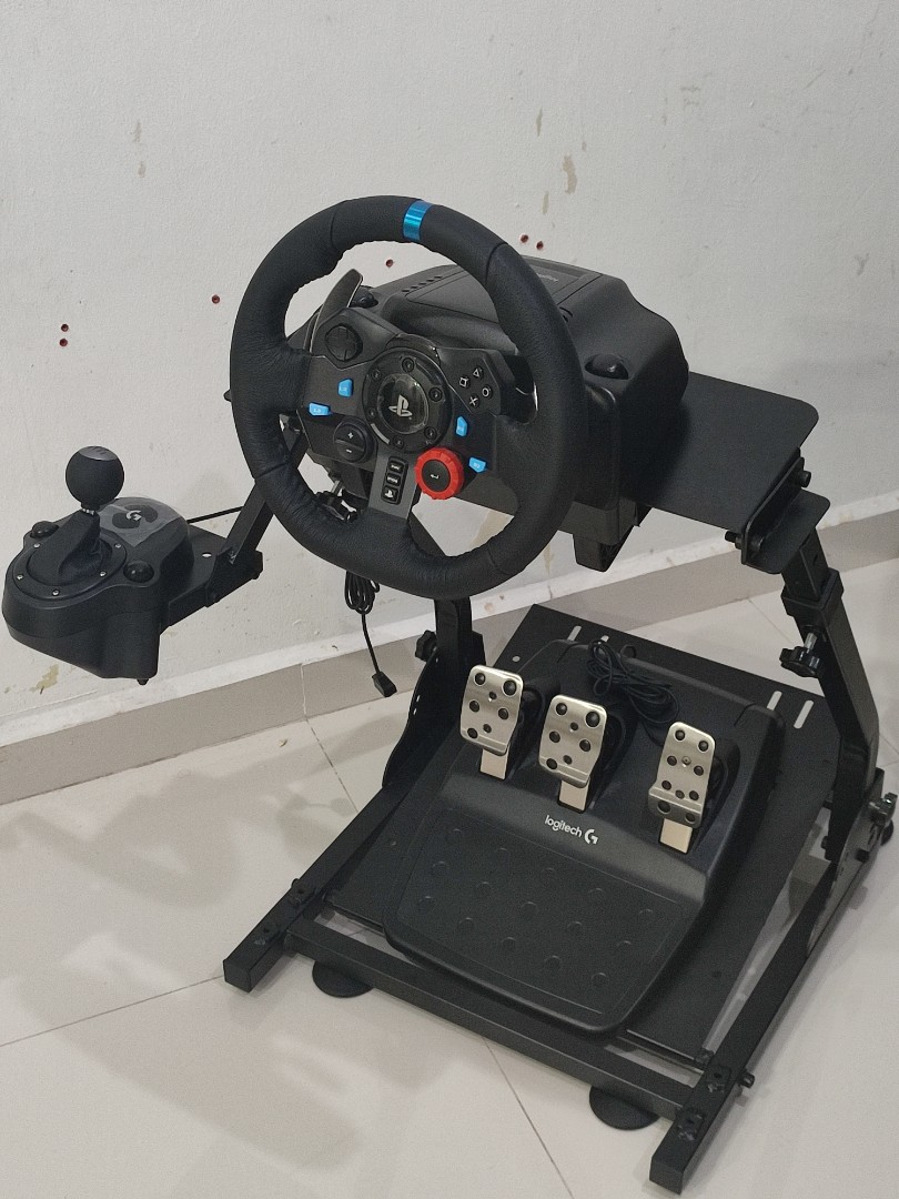 Logitech G29 Steering Wheel with Shifter & Sim Rig, Video Gaming