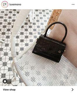 Luxemono ‘Kiko’ leather mini handbag