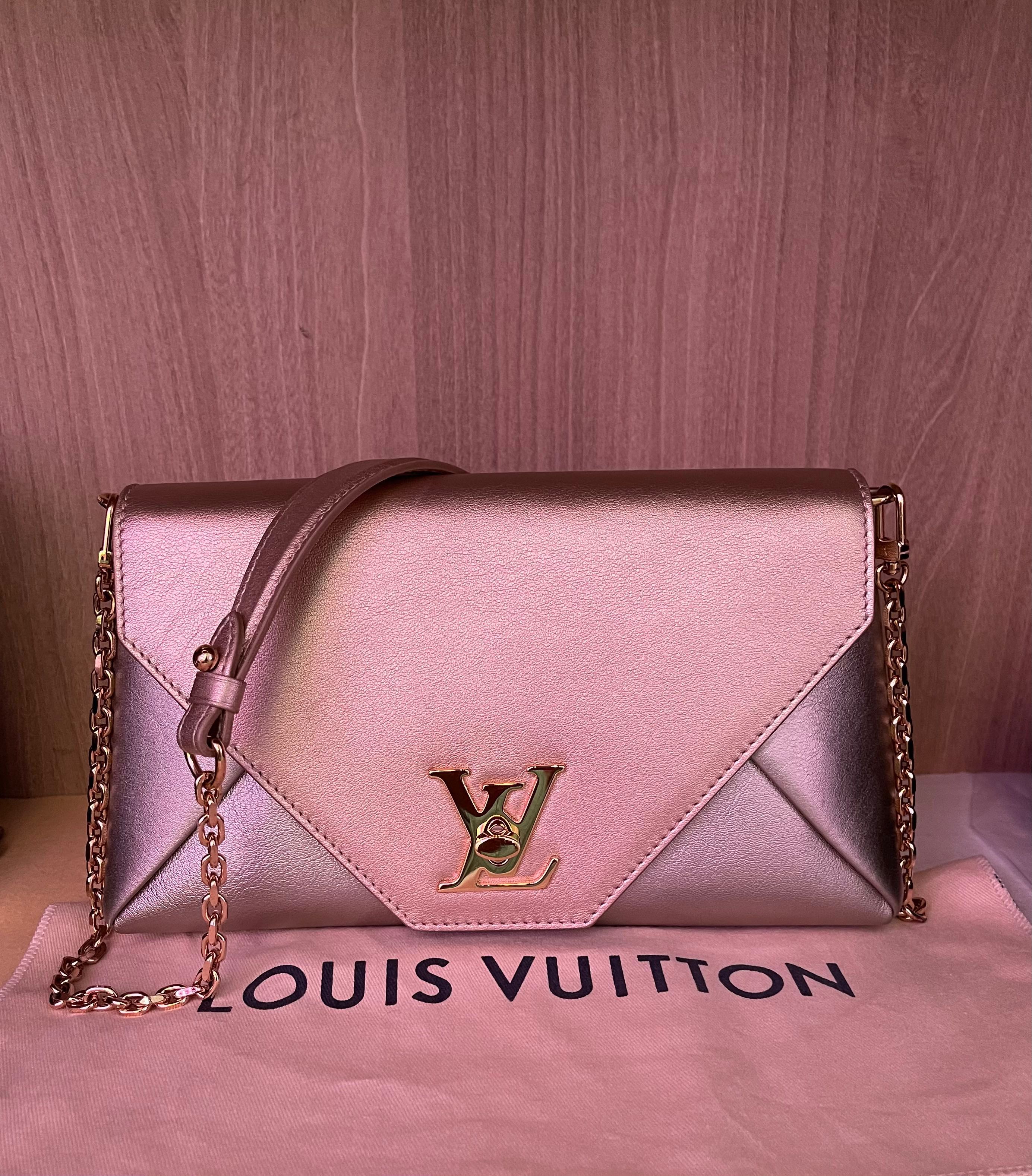 Lv Love Note gold/bronze bag With Receipt , Luxury, Bags & Wallets on  Carousell