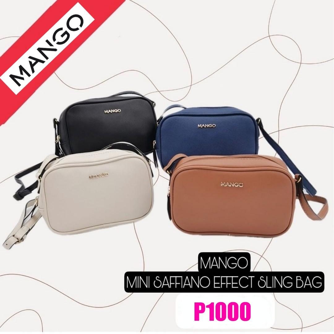 Mango discount saffiano bag
