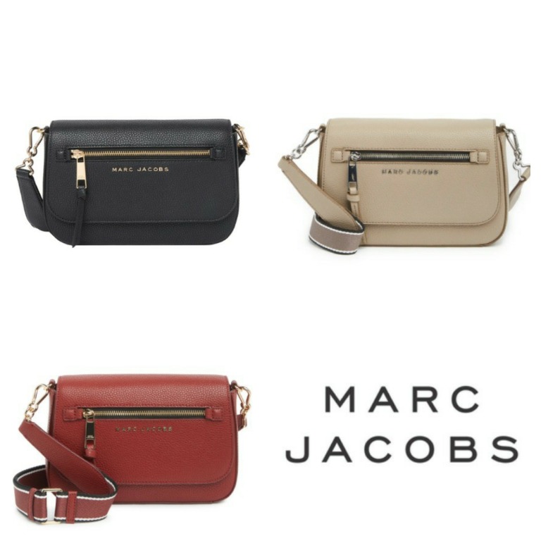 Marc Jacobs Leather Saddle Crossbody Bag, Women's Fashion, Bags