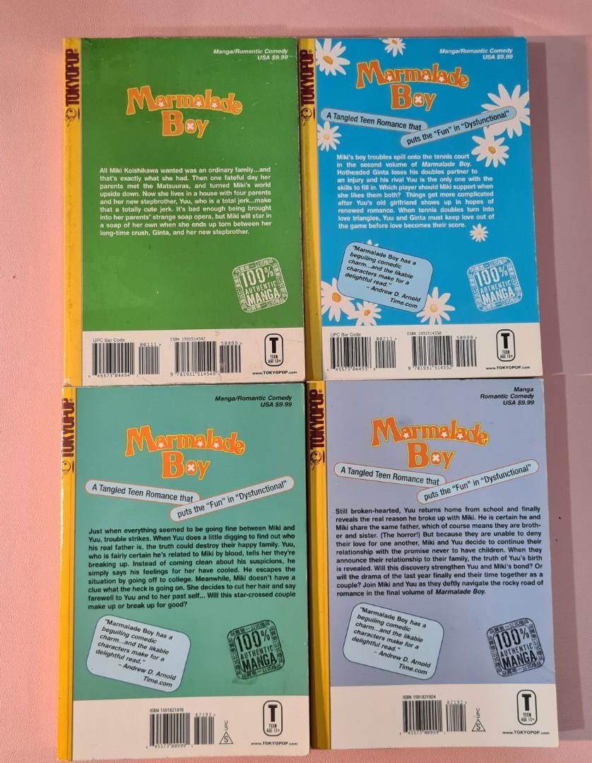 Marmalade Boy Manga set vol 1,2,7 set, Hobbies & Toys, Books