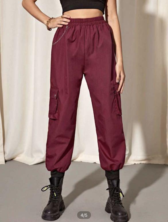 Cargo - burgundy trousers - ES collection : sale of Pants for men E...