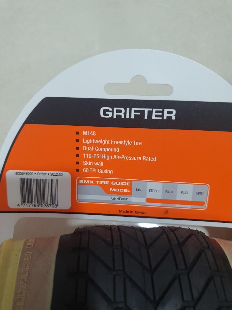 Maxxis Grifter Tyres 20 inch x 2.30 Gum wall 20 x 2.3 M148 Tire street park flat vert bmx Tyre skinwall gum tan skin