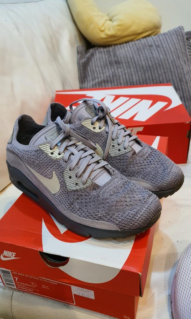 Nike air max 90 ultra 2.0 flyknit atmosphere grey best sale