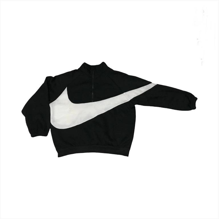 Nike big swoosh half zip hotsell