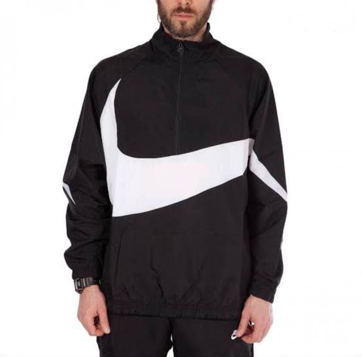Nike big swoosh half zip online