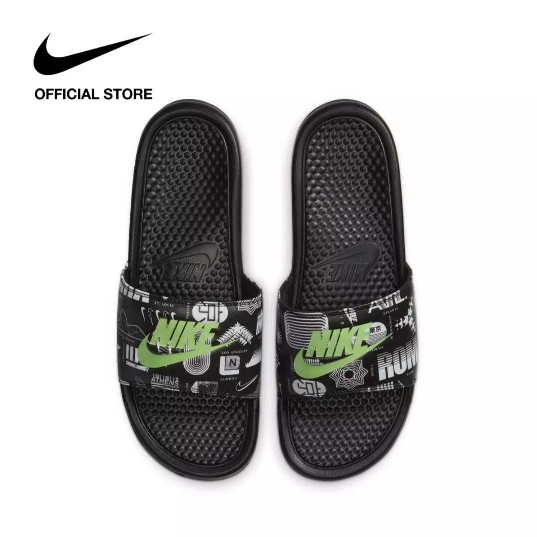nike benassi floreadas