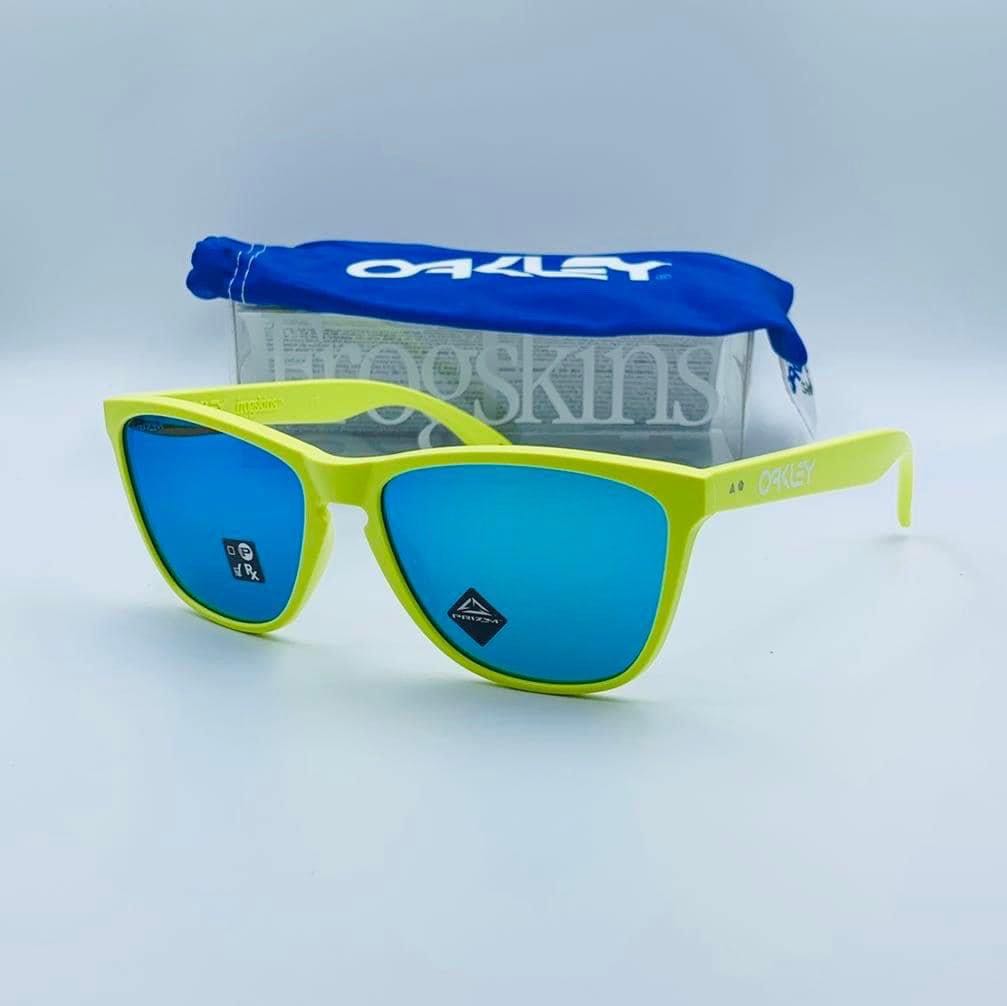 Oakley Frogskins 35th Anniversary Yellow, Men's Fashion, Watches &  Accessories, Sunglasses & Eyewear on Carousell