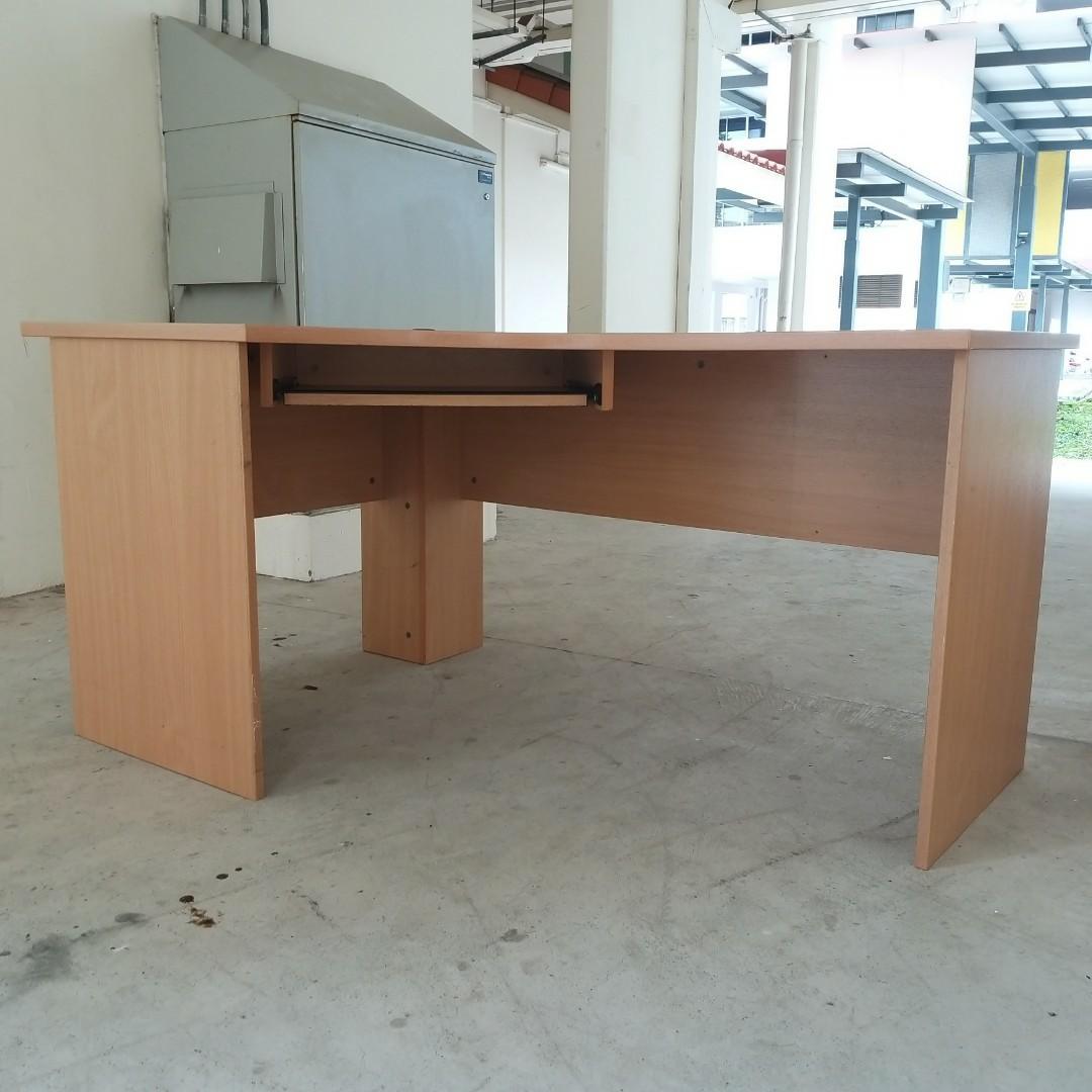 Office Table Corner, Furniture & Home Living, Furniture, Tables & Sets