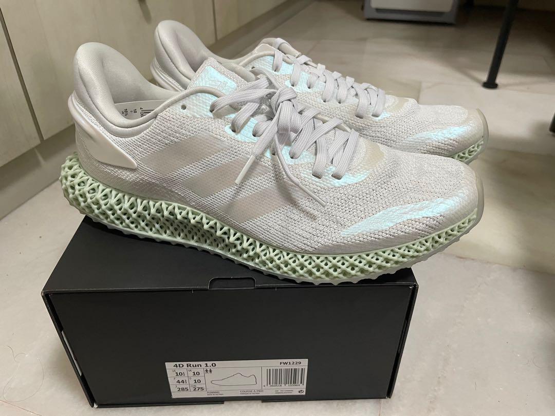 Original adidas 4D run 1.0 white, Men's Fashion, Footwear, Sneakers on  Carousell