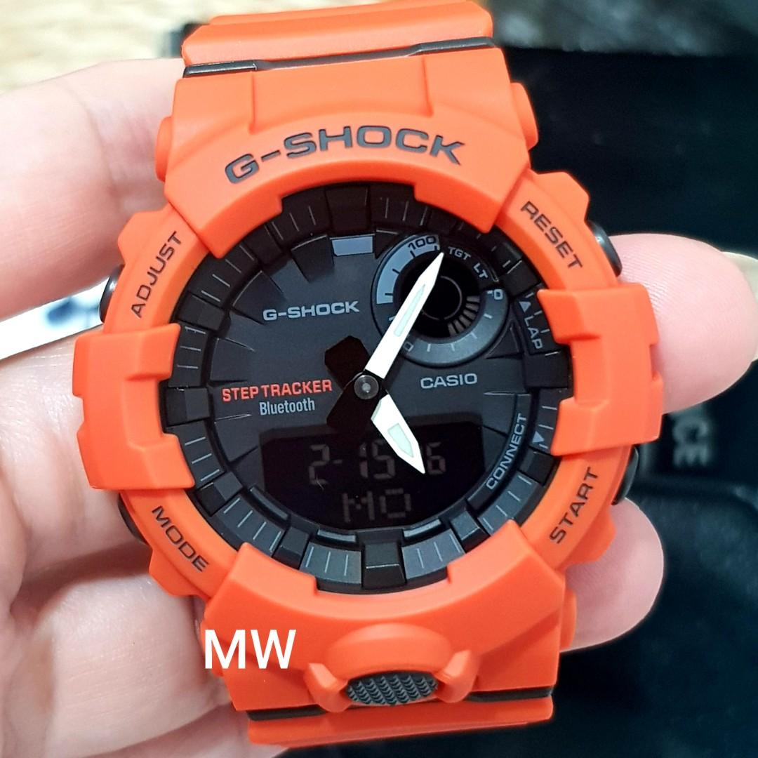 G shock gba 800 orange sale